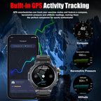 Jugeman Reloj inteligente militar para hombres GPS incorporado con...