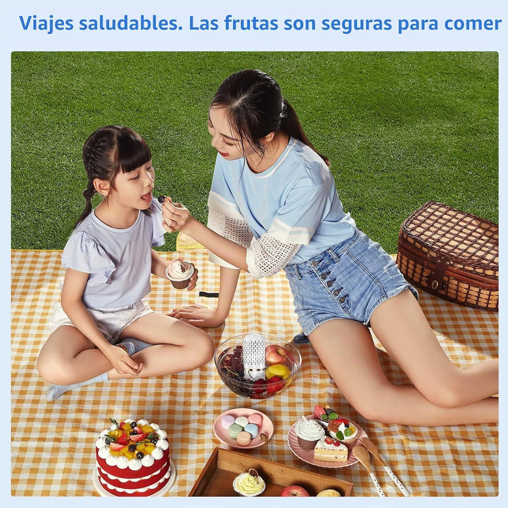Fabenix Máquina de limpieza de frutas y verduras, purificador de al...