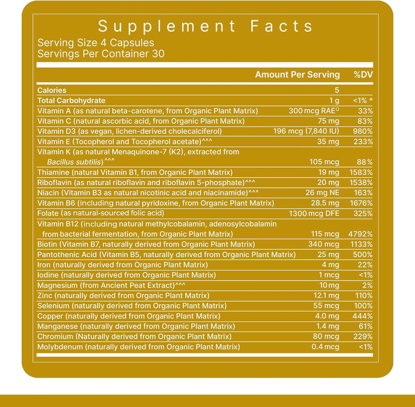 Premier Research Labs Multi-Vitaminas - Soporte inmunológico, cereb...