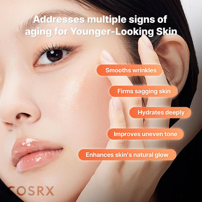 COSRX 5 PDRN Collagen Intense Vitalizing Serum - Suero coreano para reafirmar y dar brillo a la piel con ADN de salmón, centella, lactobacilo PDRN y colágeno, cuidado de la piel coreana, artículos