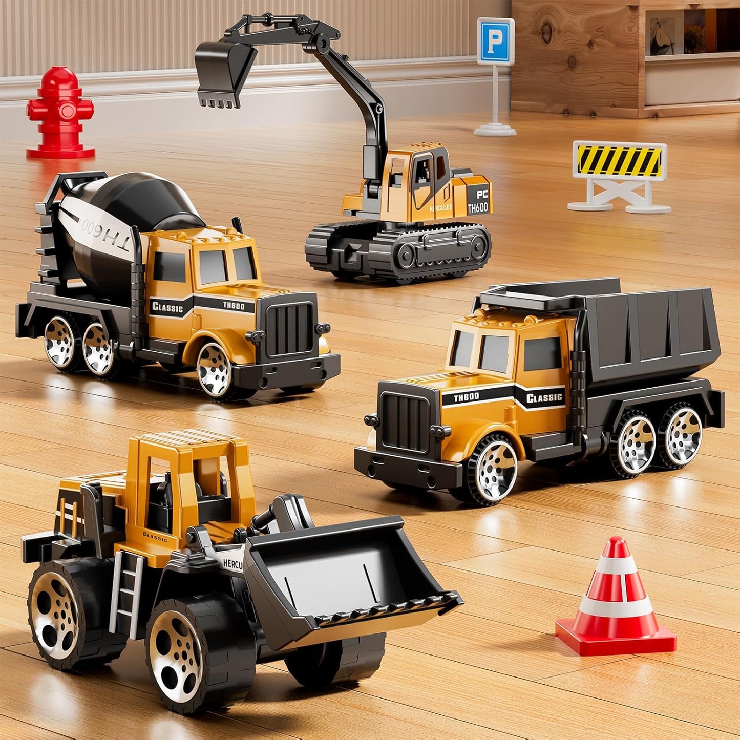 Camiones Transportadores de Carreras para Niños, Juguetes de Camion...