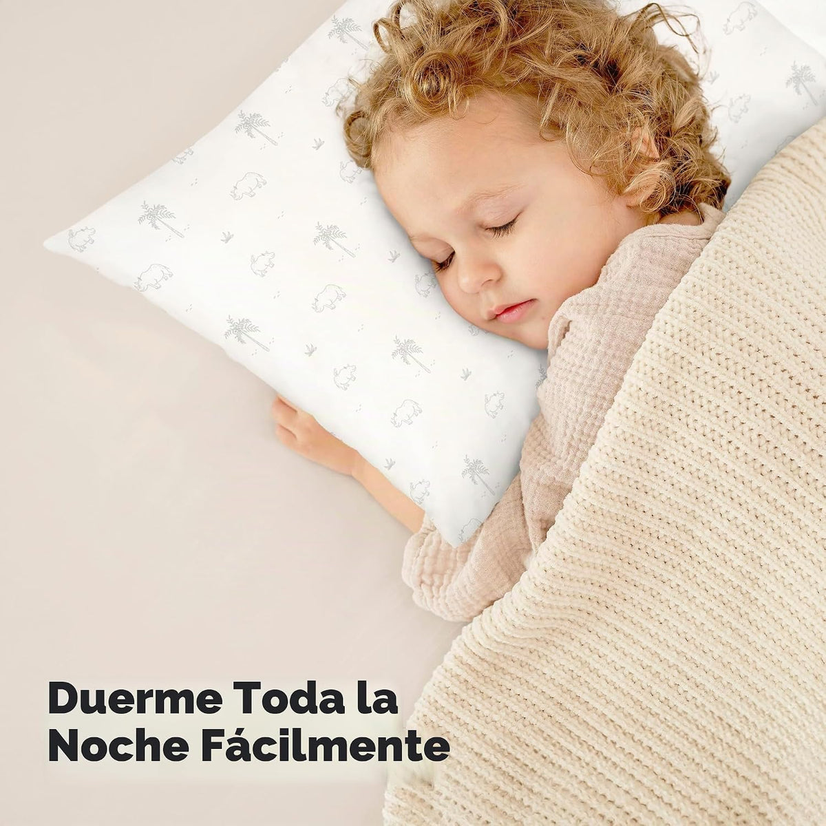 KeaBabies 2pk - Almohadas para niños de 2 años a 5,13 x 18 pulgadas...