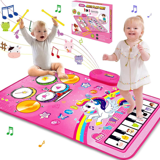 Juguetes para Niñas de 1 Año Regalos: Alfombra Musical para Bebés J...