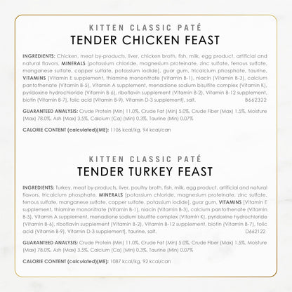 Fancy Feast Purina Festín tierno de pescado blanco del océano, pavo...
