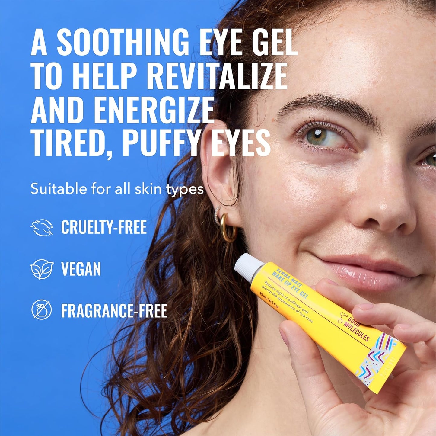 Good Molecules Yerba Mate Wake Up Eye Gel Pack de 2 \u2013 15 ml (0...