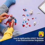 LEGO Marvel Spider-Man Mech vs Anti-Venom - Juego de juguetes de construcción – Juguete de Spider-Man para niños, niños y niñas, a partir de 6 años – Figura de acción para construir – Regalo de superhéroe para cumpleaños – 76308