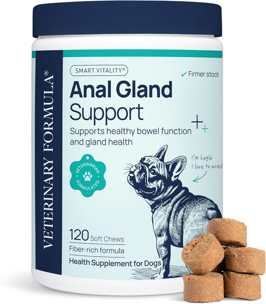 Masticables de apoyo para la glándula anal de fórmula veterinaria p...