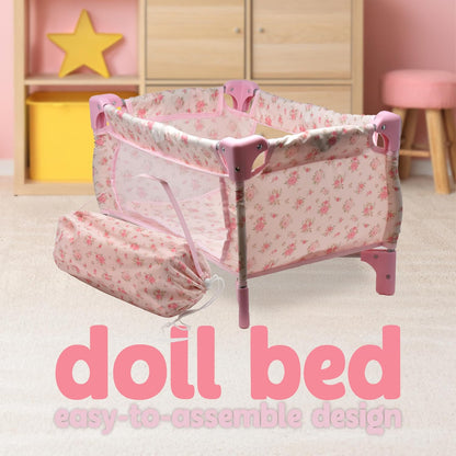 Juego de cochecito para muñeca bebé y asiento para guardería, juego...