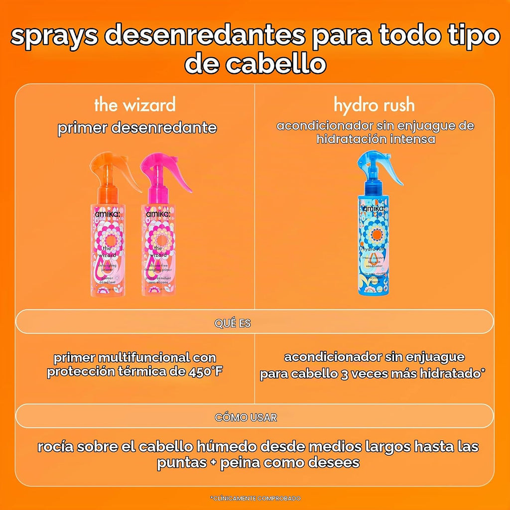 amika The Wizard - Capa base para desenredar el cabello