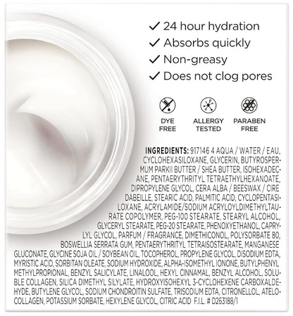 L'Oreal Paris Hidratante facial diario de colágeno, crema facia...