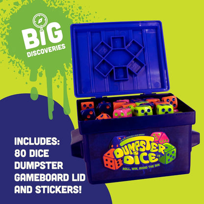 Big Discoveries Dumpster Dice \u2013 Juego de dados familiar de rit...