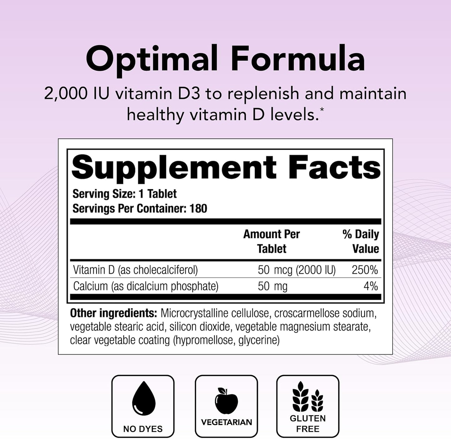 Theralogix Thera-D 2000 Suplemento de vitamina D - 2,000 UI (50 mcg...