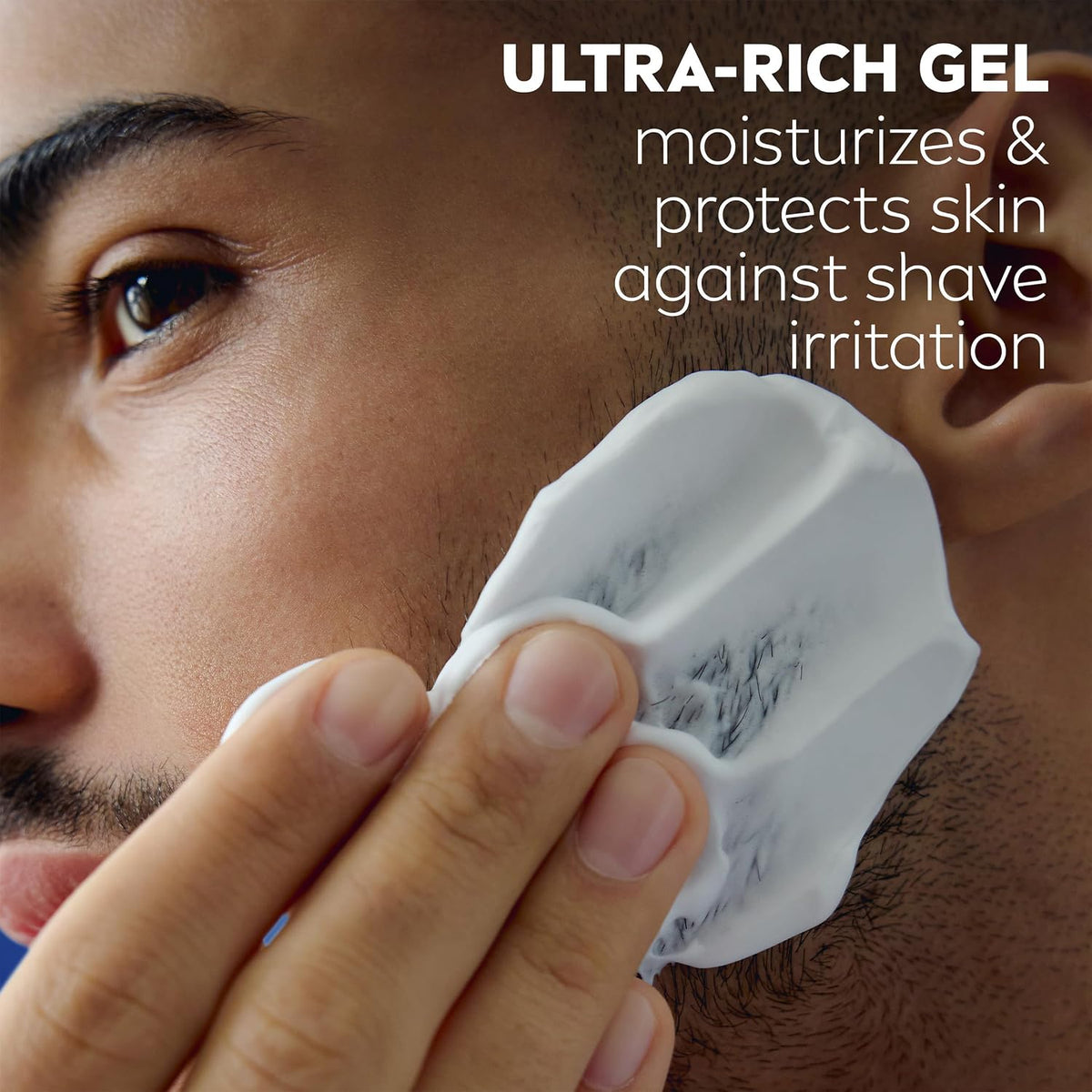 NIVEA MEN Gel de afeitado de máxima hidratación para hombres, paque...