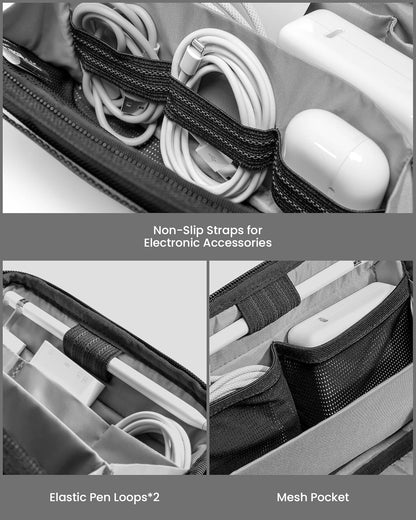 tomtoc Bolsa organizadora de cables de viaje, organizador de acceso...
