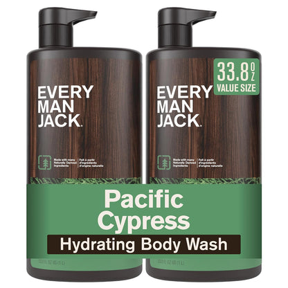 Every Man Jack Pacific Cypress Gel de baño para hombre para todo ti...