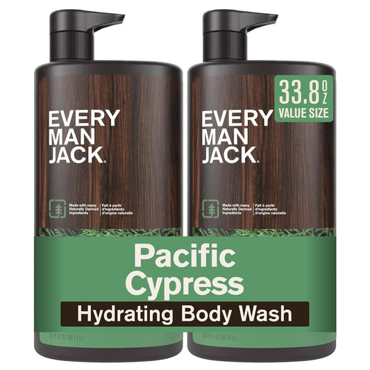 Every Man Jack Pacific Cypress Gel de baño para hombre para todo ti...