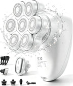 Maquinillas de afeitar eléctricas 5 en 1 para mujer, afeitadoras el...
