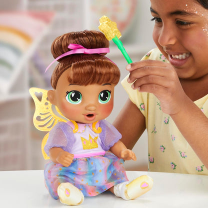 Baby Alive Fairy Fashions - Muñeca Sophia Sparkle con accesorios de...