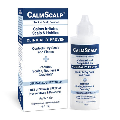Sérum para el cuero cabelludo CalmScalp | Alivio de la picazón del cuero cabelludo | Tratamiento para el cuero cabelludo | Exfolia las escamas y las escamas de la línea del cabello | Clínicamente
