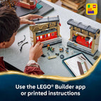 LEGO Harry Potter Book Nook: Hogwarts Express Building Set – Decoración de estante de dormitorio para niños, niñas y fanáticos, a partir de 10 años – Minifiguras coleccionables de Harry & Ron – Idea