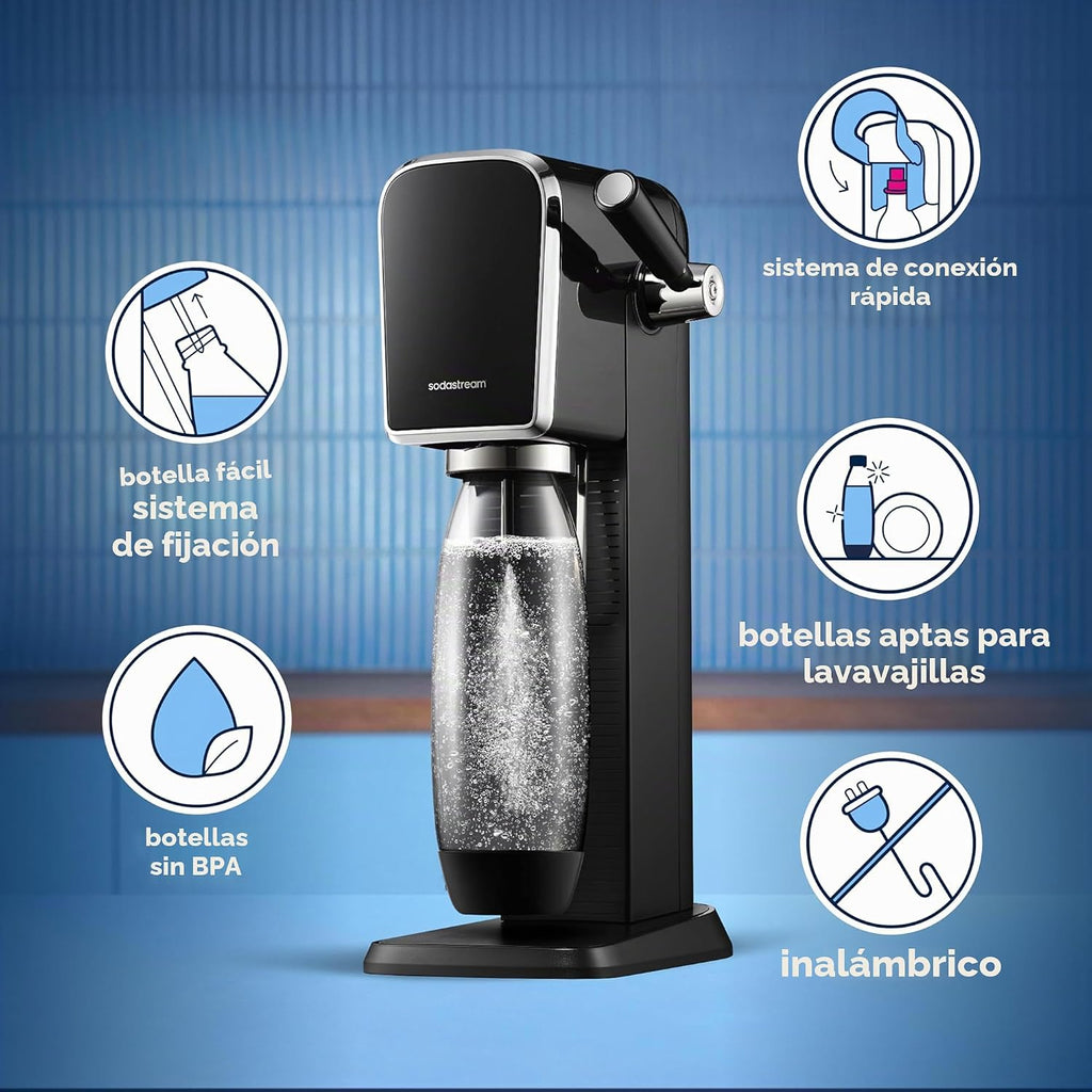 SodaStream - Fabricante de agua con gas ART | Kit de inicio | Siste...