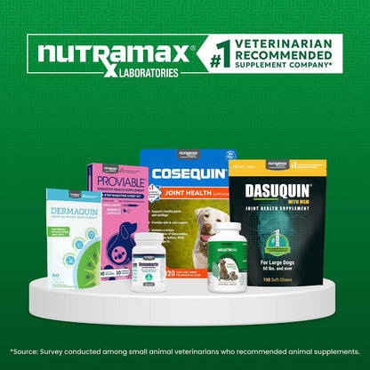 Nutramax Dermaquin Suplemento de Apoyo para la Piel para Perros y G...