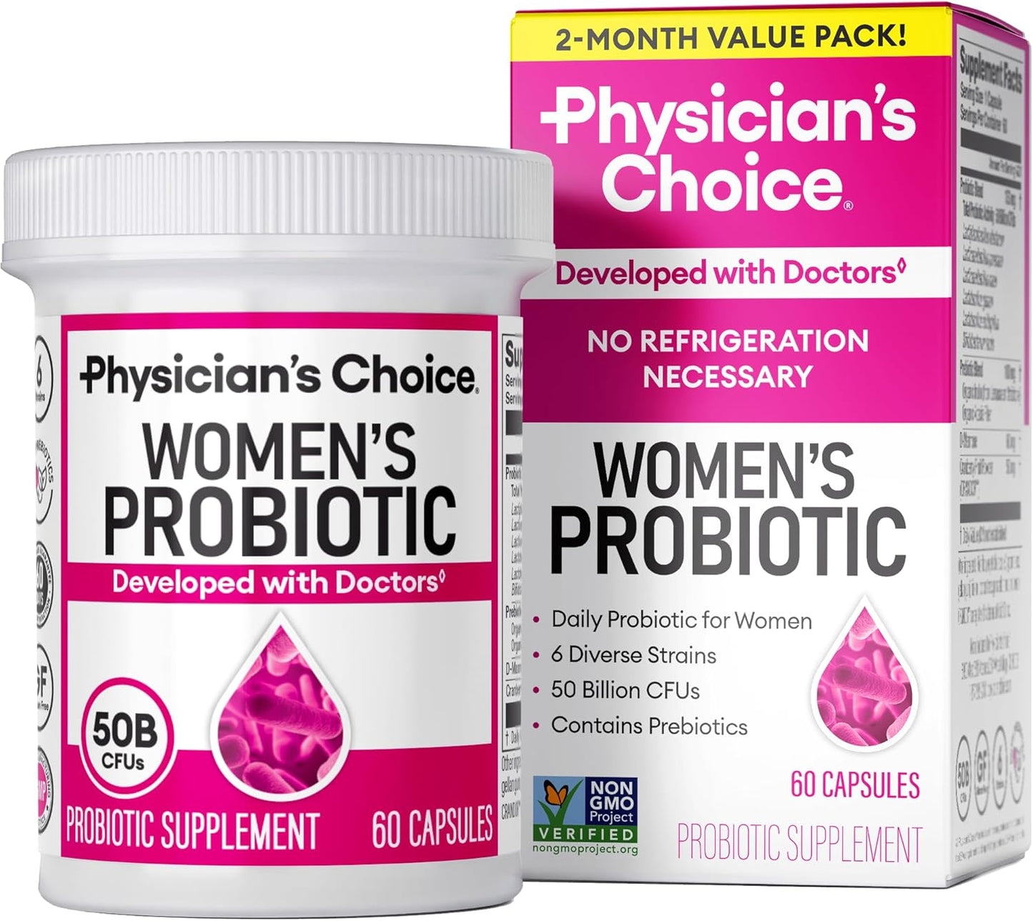 Physician's Choice Probióticos - Equilibrio de PH, Digestivo, U...