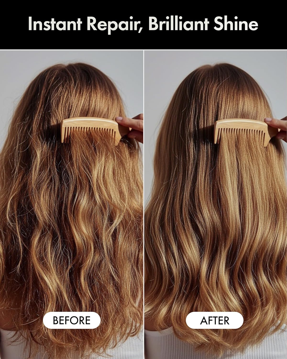 CHAHONG Bruma reparadora de cabello de queratina para cabello seco...