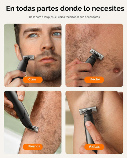 Trimcoo [2026 - Recortadora de pelo para barba y cuerpo mejorada pa...