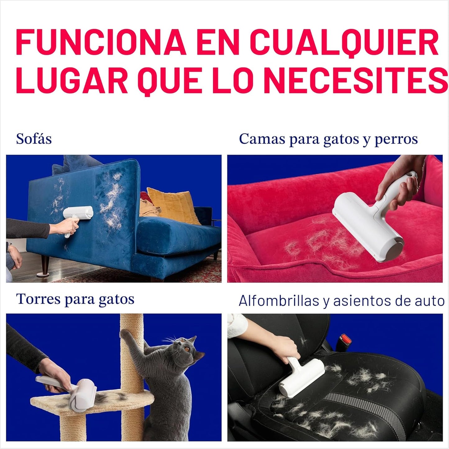 ChomChom Roller removedor de pelo de mascotas \u2013 Tamaño origina...
