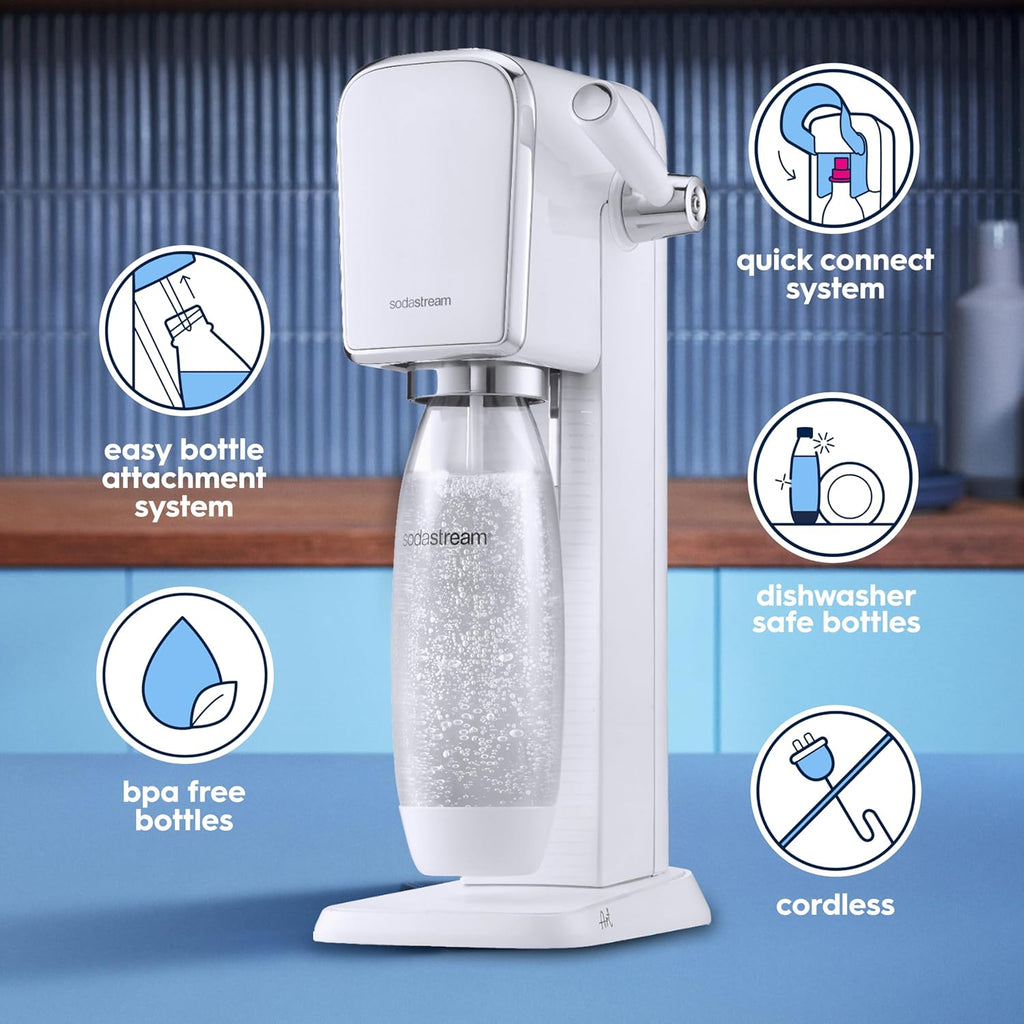 SodaStream - Fabricante de agua con gas ART | Kit de inicio | Siste...