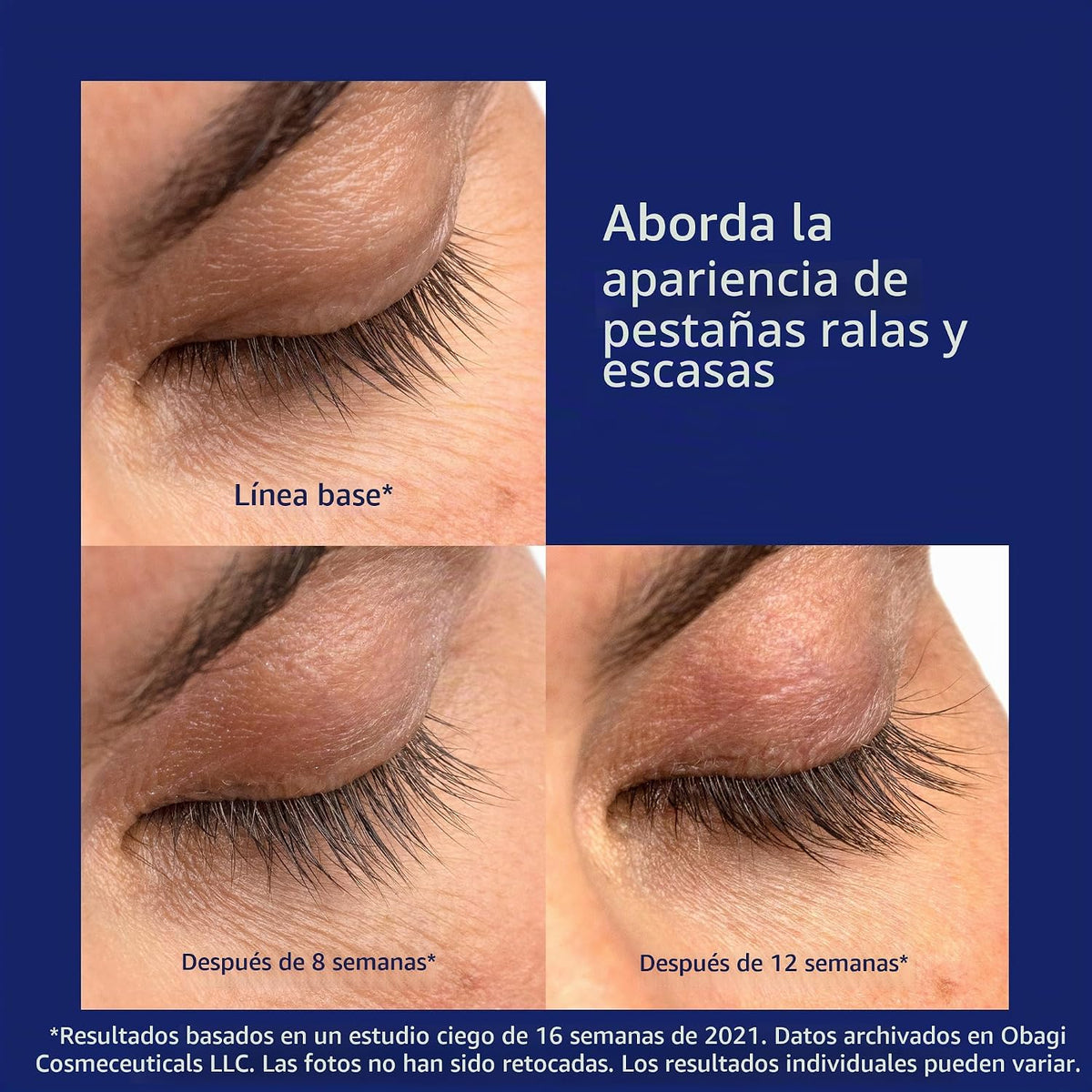 Obagi Nu-Cil - Suero potenciador de pestañas - Suero nutritivo para...