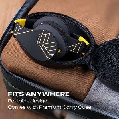 PowerLocus - Audífonos Bluetooth sobre las orejas, auriculares inal...