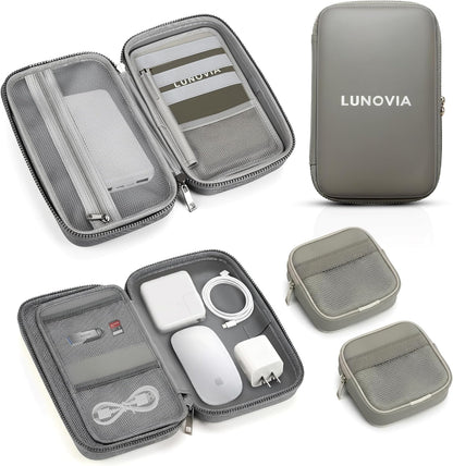 Lunovia Hard Shell Tech Organizer - Funda protectora de viaje para...