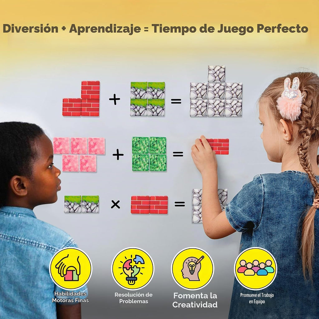 Bloques magnéticos, bloques de construcción magnéticos para niños,...