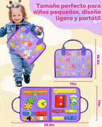Exorany Tablero Ocupado Juguetes Montessori para Niños Pequeños Niñ...