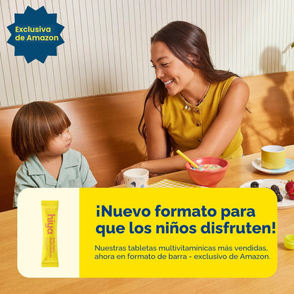 Hiya Multivitamínico para niños, más de 15 vitaminas y minerales es...