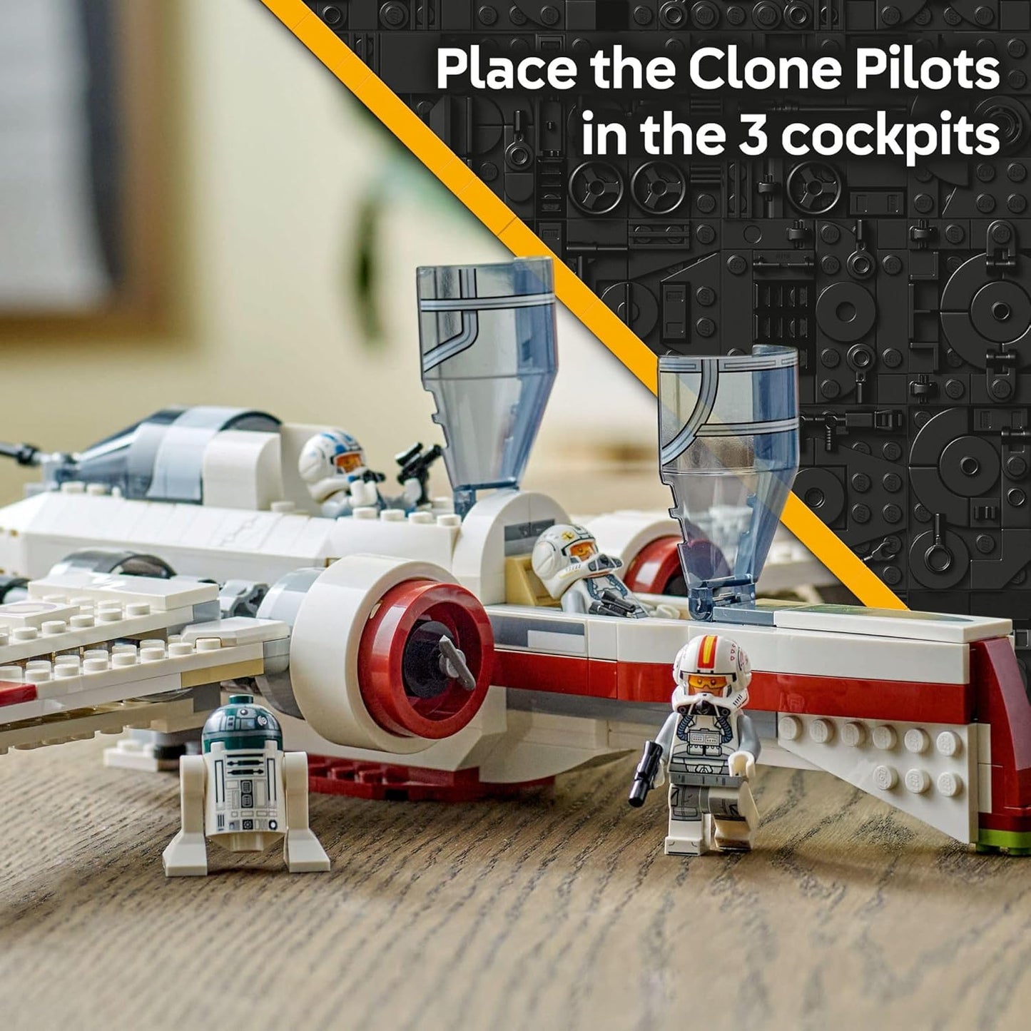 LEGO Star Wars: La venganza de los Sith Nave espacial ARC-170 Starfighter juguete de construcción - Juguete de Star Wars para niños y niñas, edades 9+ - Idea de regalo para cumpleaños - 75402