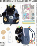 Mochila para niños pequeños Naturally KIDS con. Juguete de peluche...