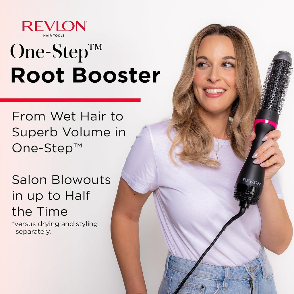 REVLONSecador de cepillo redondo de un paso 1-1 \/ 2 "de una et...