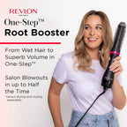 REVLONSecador de cepillo redondo de un paso 1-1 \/ 2 "de una et...