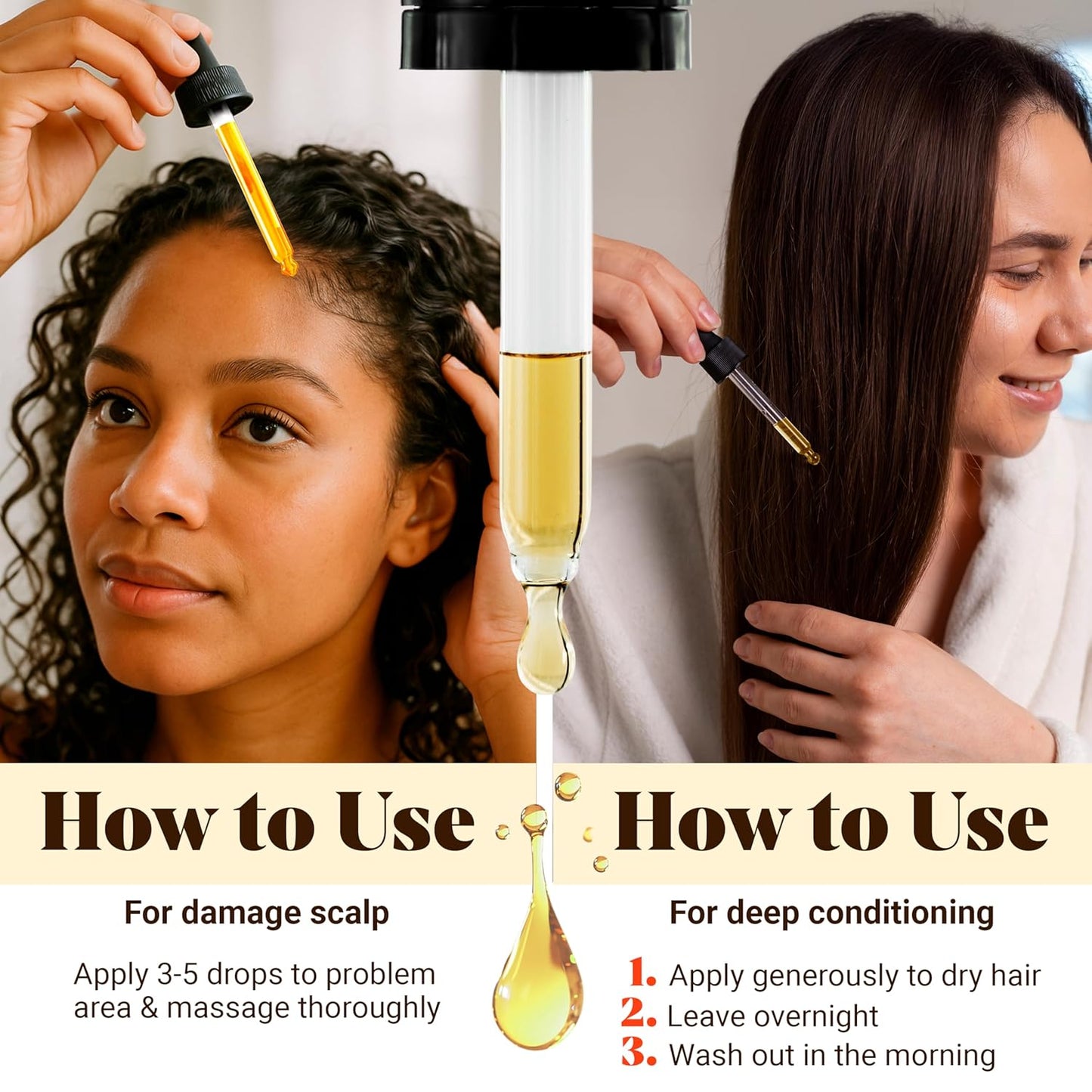 Aceite de Batana para el Crecimiento del Cabello – Aceite de Batana 100% Puro y Orgánico de Honduras – Fortalece, Espesa y Restaura el Cabello Natural – Tratamiento Capilar y del Cuero
