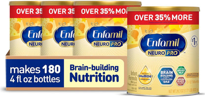 Enfamil NeuroPro Fórmula para Bebés, Dúo de DHA y MFGM para Apoyar...