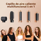 Cepillo secador de pelo 5 en 1, cepillo secador de pelo mejorado ri...