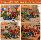 RiteHold Bloques magnéticos para niños de 3 a 8 años, 100 cubos de...
