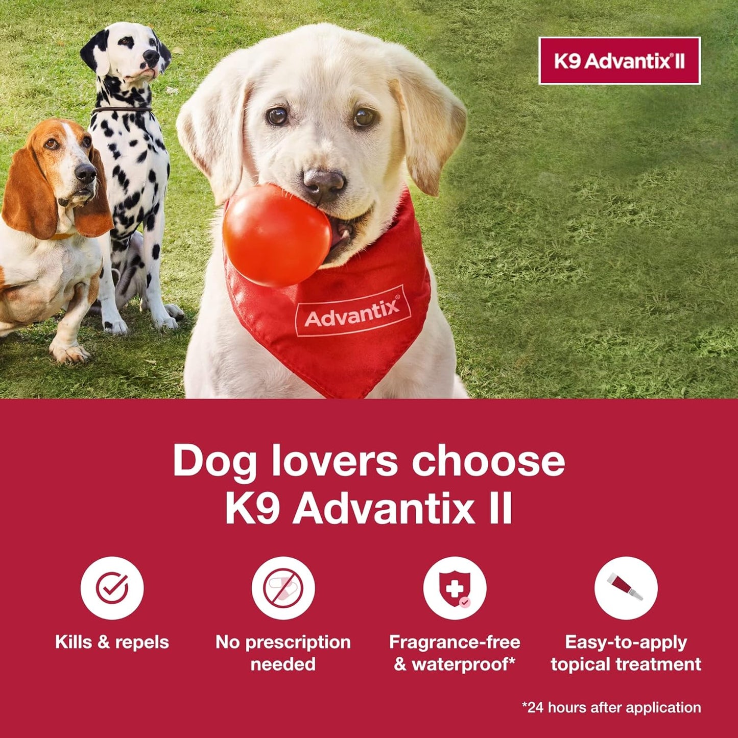 K9 Advantix II Tratamiento y Prevención Veterinaria Recomendada par...