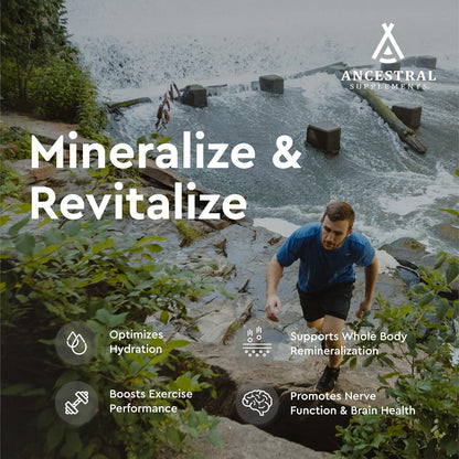 Ancestral Supplements Minerales y electrolitos con magnesio, potasi...
