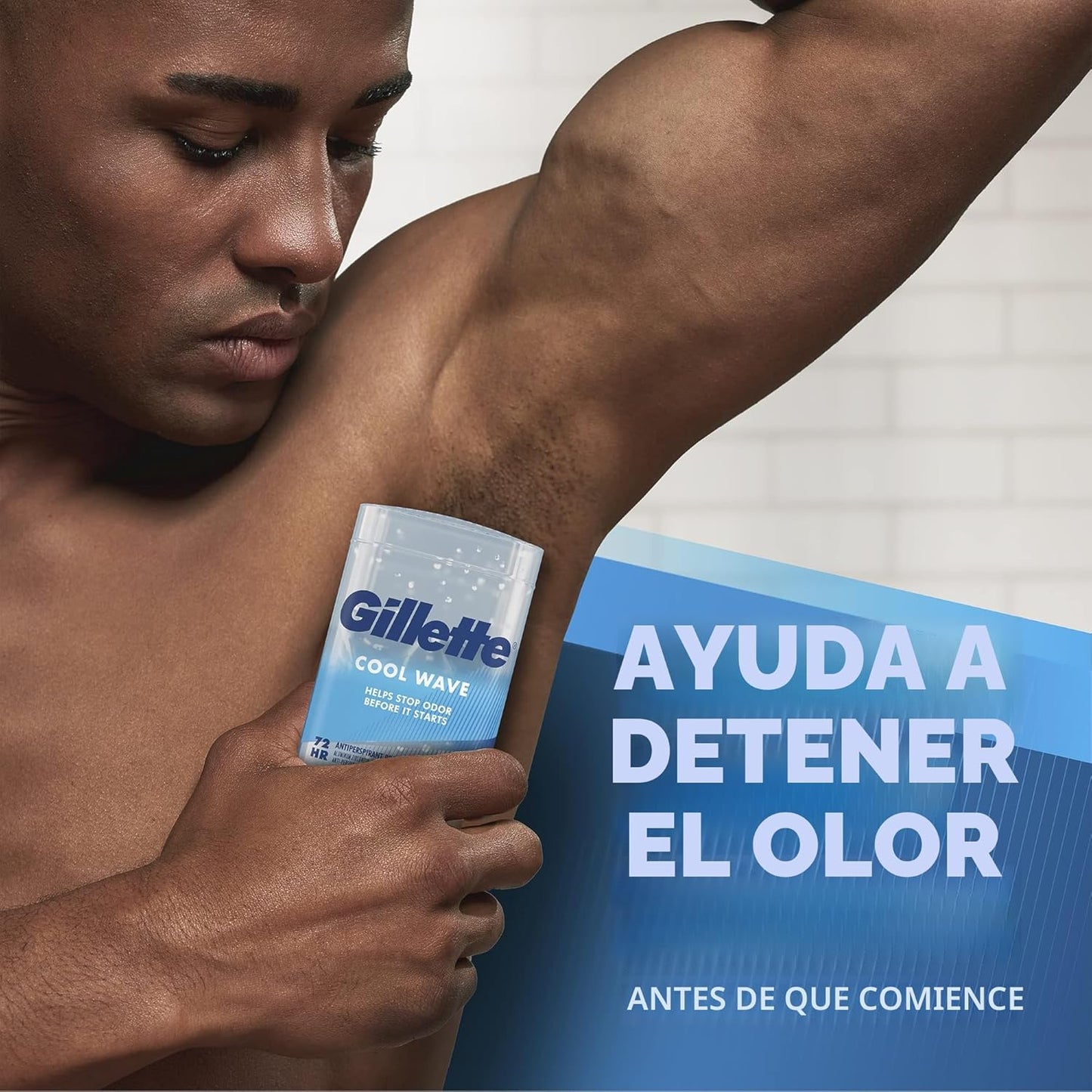 Gillette Antitranspirante y desodorante para hombres, resistencia c...