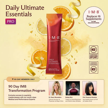 IM8 Daily Ultimate Essentials Suplemento multivitamínico todo en un...