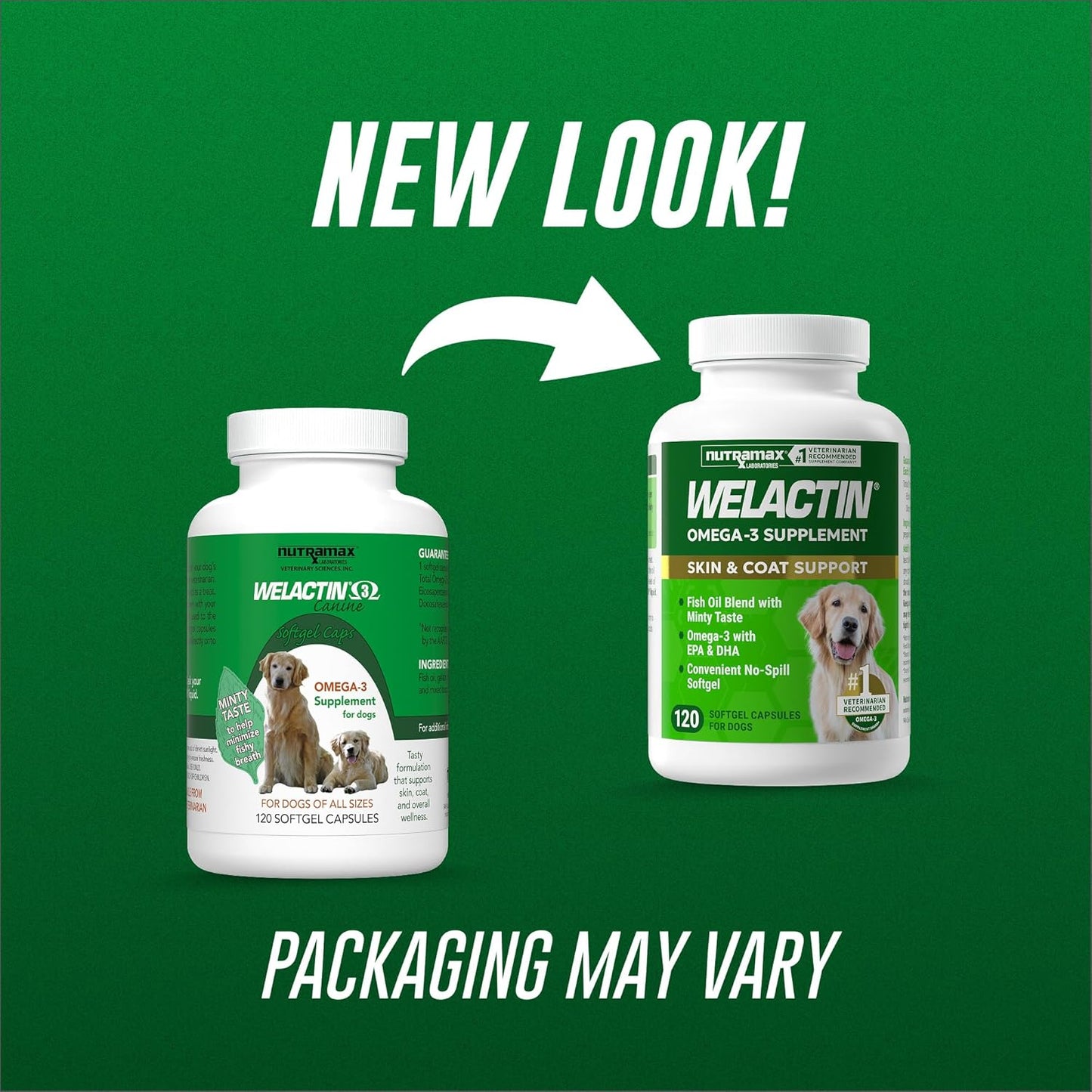 Nutramax Welactin Canine Softgel Cápsulas